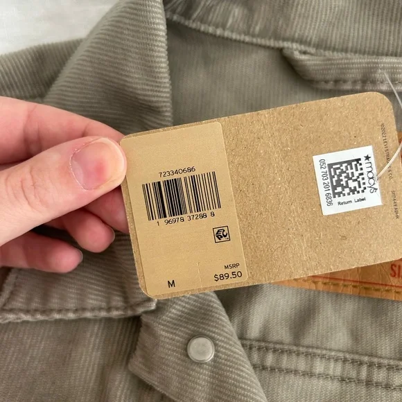 Levi's Khaki Trucker Jacket - Picture 5 of 5